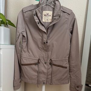 Hollister Women’s Tan Utility Jacket Size XS EUC
